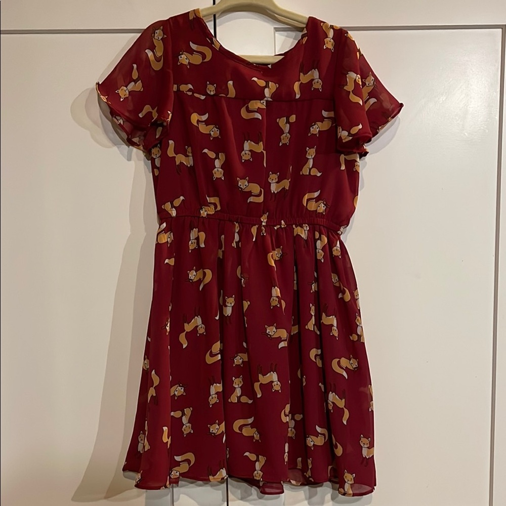 What does the fox say - red dress kids 5